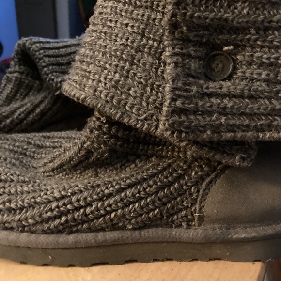 Gray Crochet Uggs - Picture 2 of 6